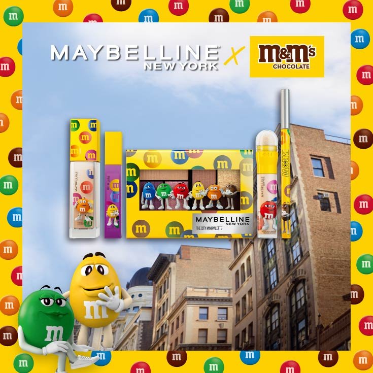 メイベリン ニューヨーク x M&M'S」コラボアイテムプレゼント